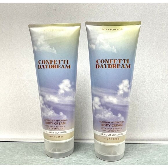 Bath & Body Works Other - BATH & BODY WORKS CONFETTI DAYDREAM ULTIMATE HYDRATION BODY CREAM  2-PACK
